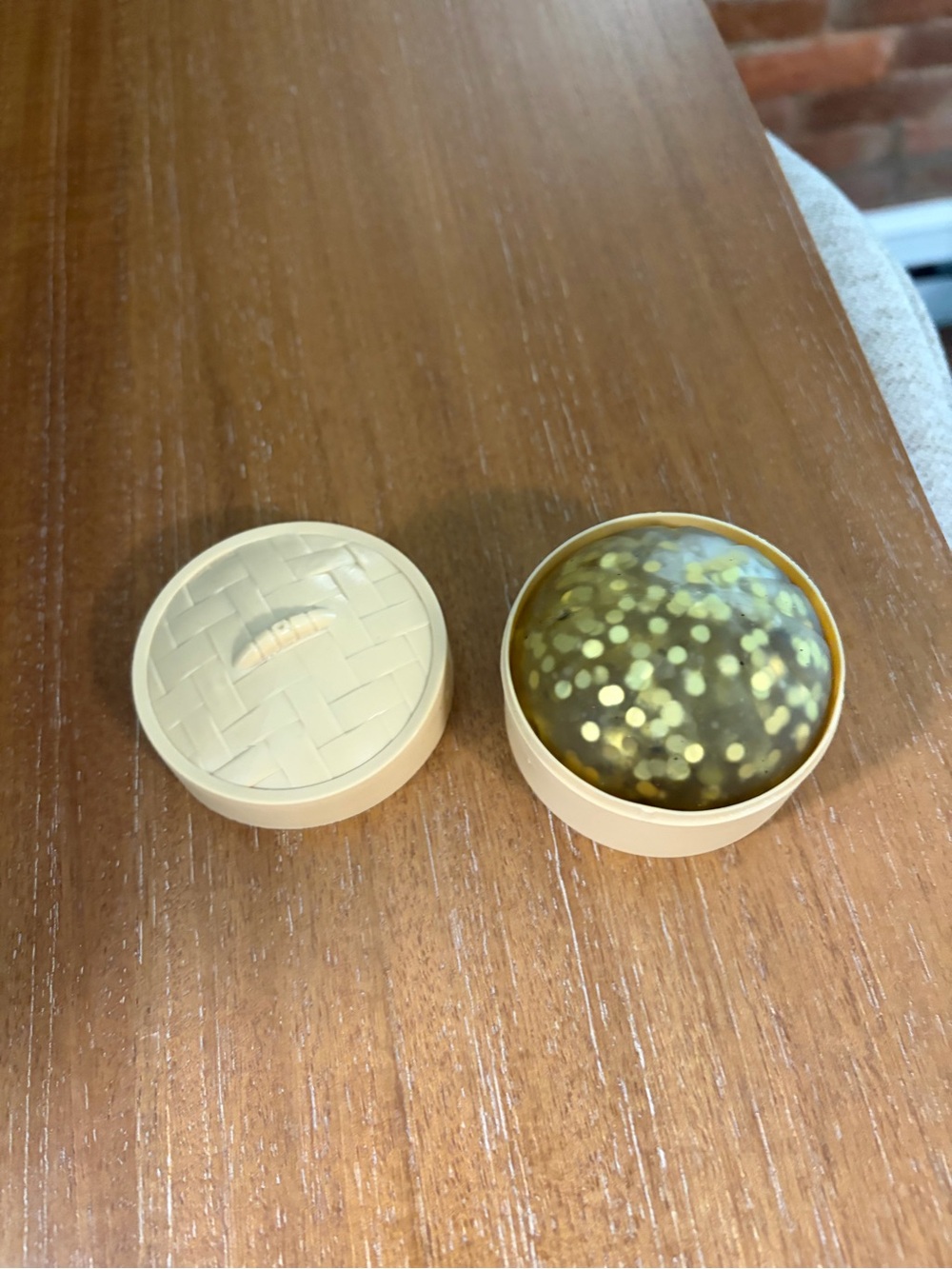 Rare gold glitter dumpling